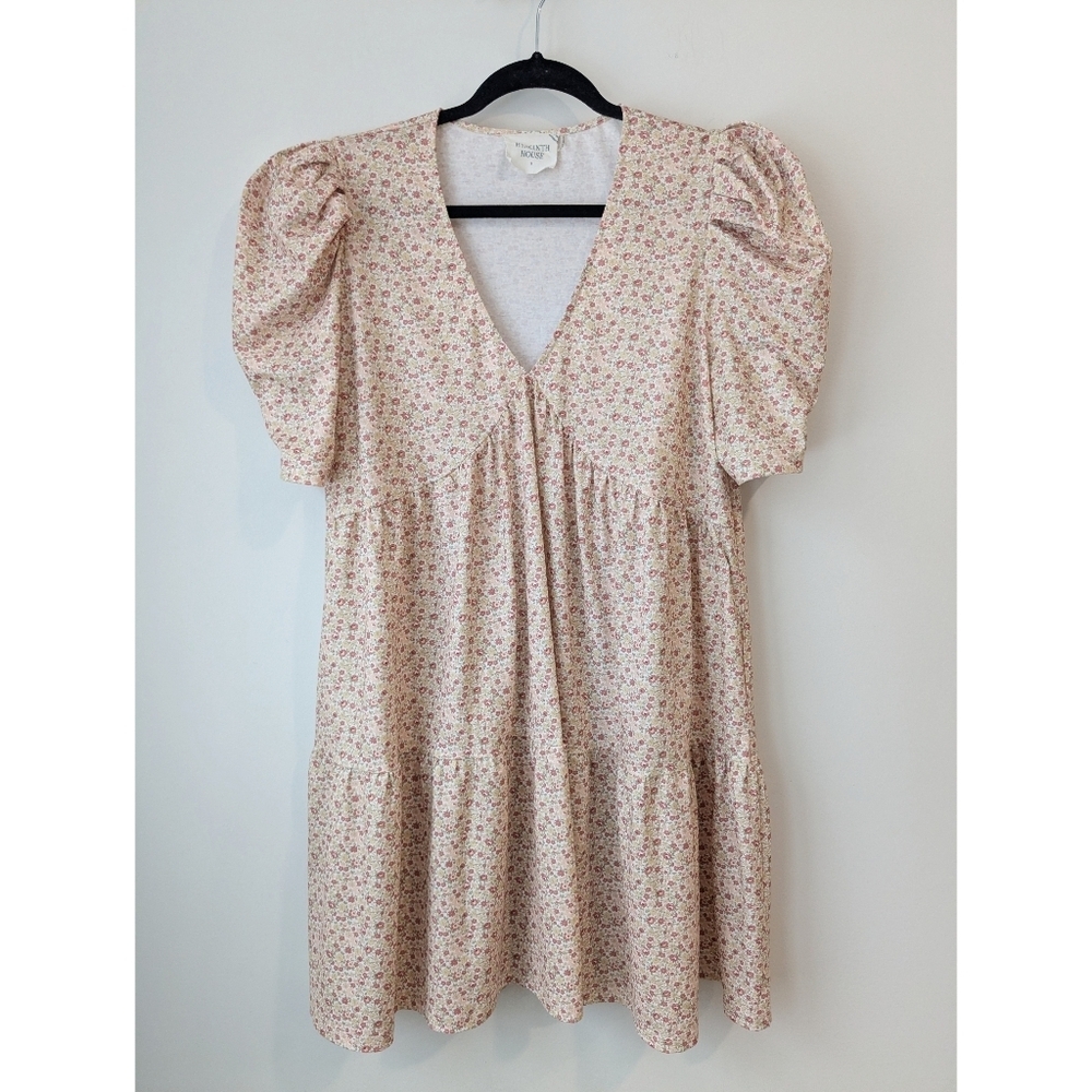 NEW Hyacinth House Follie Puff Sleeve Mini Dress - Picture 2 of 7